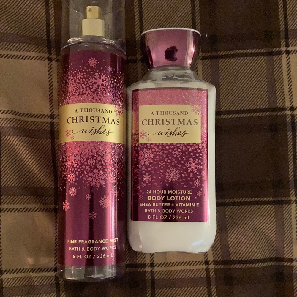 🎉🎉BATH AND BODY A THOUSAND CHRISTMAS WISHES 🎉🎉